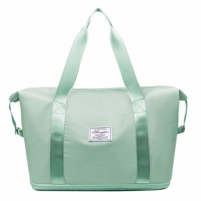 Más reciente de moda más vendido plegable expandible impermeable bolso de lona para mujeres