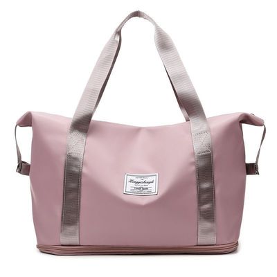 Más reciente de moda más vendido plegable expandible impermeable bolso de lona para mujeres