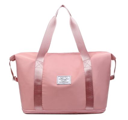 Más reciente de moda más vendido plegable expandible impermeable bolso de lona para mujeres