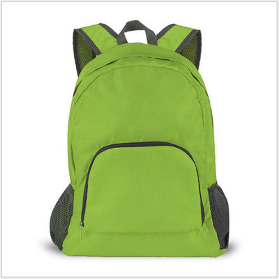 Mochila de viaje ultraligera para deportes al aire libre con logotipo personalizado, patrón de impresión y cierre de cremallera