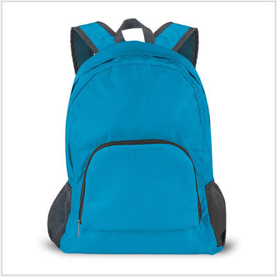 Mochila de viaje ultraligera para deportes al aire libre con logotipo personalizado, patrón de impresión y cierre de cremallera