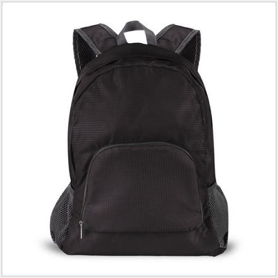 Mochila de viaje ultraligera para deportes al aire libre con logotipo personalizado, patrón de impresión y cierre de cremallera