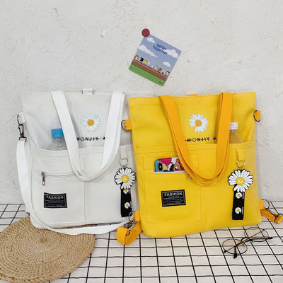 Lámina patrón de avestruz portátil hombro amarillo personalizado logotipo impreso bolsa de bolsa