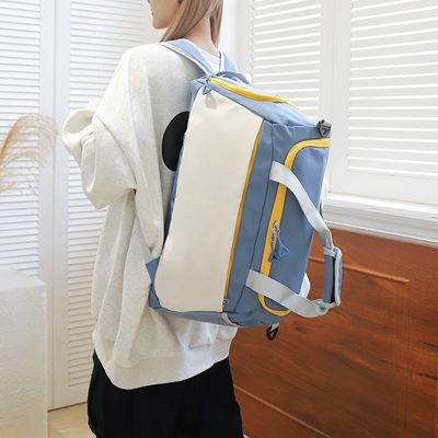 Bolso de gimnasia ligero con compartimientos de zapatos para deportes y logotipo de fin de semana Logotipo personalizado