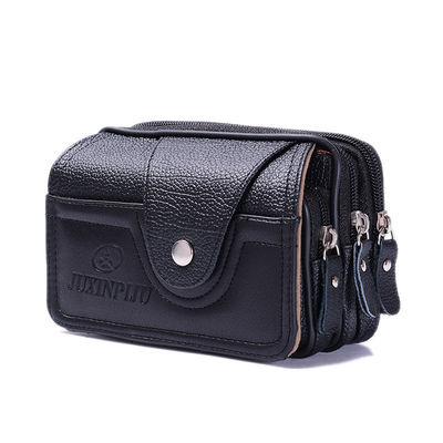 Bolso de tarjeta de piel de vaca personalizado más nuevo estilo de moda de primera capa de recogida Tarjeta bancaria