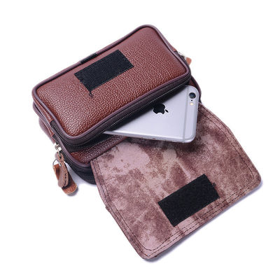 Bolso de tarjeta de piel de vaca personalizado más nuevo estilo de moda de primera capa de recogida Tarjeta bancaria