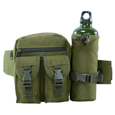 Color personalizado Oem Hombres Camo Tactical Fanny Pack Utilidad Bolsa de cintura con botella de agua