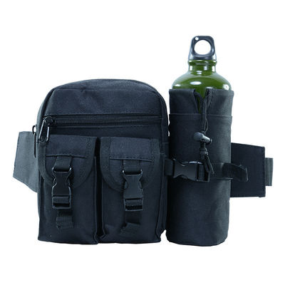 Color personalizado Oem Hombres Camo Tactical Fanny Pack Utilidad Bolsa de cintura con botella de agua