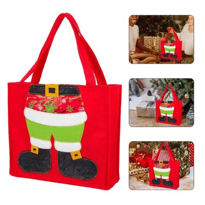 Regalos de Navidad Bolso de bolsillo con mangos Color personalizado y fabricación profesional