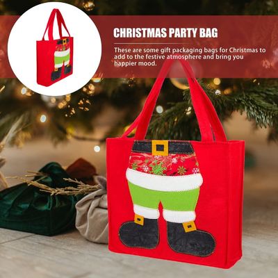 Regalos de Navidad Bolso de bolsillo con mangos Color personalizado y fabricación profesional