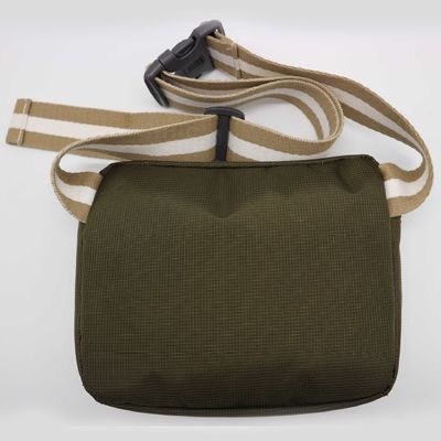 Fanny Pack Logotipo personalizado Impreso Hombres Mujeres Viajes Bolsa de cintura de nylon Bolsa de cinturón de cuerpo cruzado