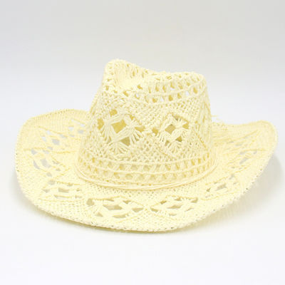 Sombrero de paja de jazz americano fresco y transpirable