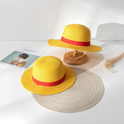 Anime Cosplay Vestido de sombrero de sol con cinta de cuerda Tipo de accesorio y diseño de rendimiento
