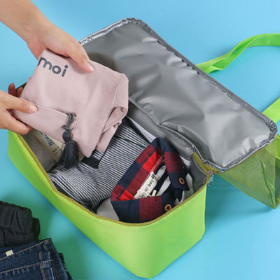 Bolso transparente de malla para mujer Preservación de calor de doble capa Mantener los alimentos calientes 4 personas