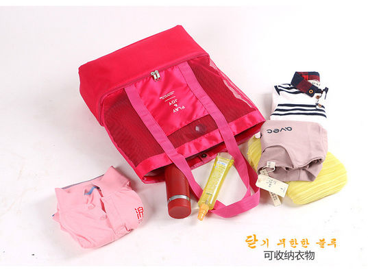 Bolso transparente de malla para mujer Preservación de calor de doble capa Mantener los alimentos calientes 4 personas