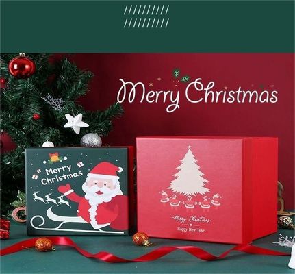 Embalaje Para Niños Dulces Las bolsas de regalo de Navidad más modernas con Papá Noel y alce
