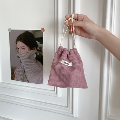 Bolsa de embalaje de tela de cuerda de tira para todas las estaciones