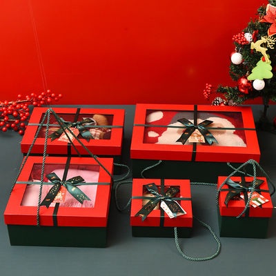 Color personalizado Luxury Box de embalaje de Nochebuena aceptable OEM/ODM para regalos personalizados