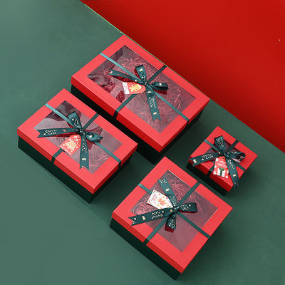 Color personalizado Luxury Box de embalaje de Nochebuena aceptable OEM/ODM para regalos personalizados