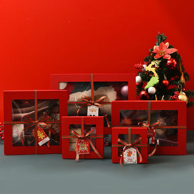 Color personalizado Luxury Box de embalaje de Nochebuena aceptable OEM/ODM para regalos personalizados