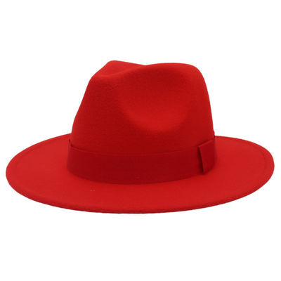 British Style Accesorio de encaje sombrero de feltro de cachemira para hombres y mujeres en Four Seasons Jazz Hat