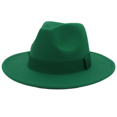British Style Accesorio de encaje sombrero de feltro de cachemira para hombres y mujeres en Four Seasons Jazz Hat