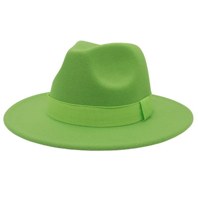 British Style Accesorio de encaje sombrero de feltro de cachemira para hombres y mujeres en Four Seasons Jazz Hat