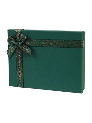 Materiales reciclados Caja de regalo de dama de honor de lujo personalizada con cinta y varios colores