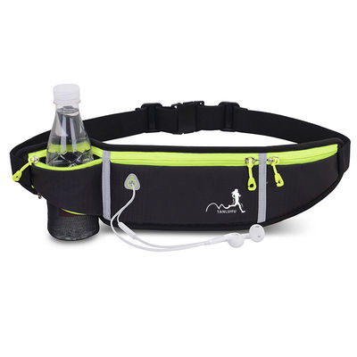 Deportes al aire libre de nylon Correr Correr Bolsa de cintura Inodoro teléfono cinturón de cintura Fitness Elastic Fanny Pack