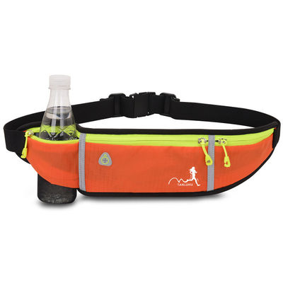Deportes al aire libre de nylon Correr Correr Bolsa de cintura Inodoro teléfono cinturón de cintura Fitness Elastic Fanny Pack