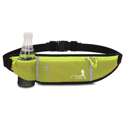 Deportes al aire libre de nylon Correr Correr Bolsa de cintura Inodoro teléfono cinturón de cintura Fitness Elastic Fanny Pack