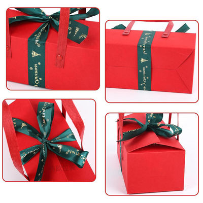 Color personalizado Tamaño Logotipo Caja de regalo Embalaje Cajas de regalo de Navidad para OEM / ODM aceptable
