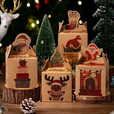 Color personalizado Tamaño Logotipo Caja de regalo Embalaje Cajas de regalo de Navidad para OEM / ODM aceptable