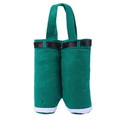 Pantalones de Papá Noel Bolsas de regalo en forma para regalos navideños Bolsas de caramelo Decoraciones navideñas