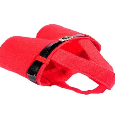 Pantalones de Papá Noel Bolsas de regalo en forma para regalos navideños Bolsas de caramelo Decoraciones navideñas