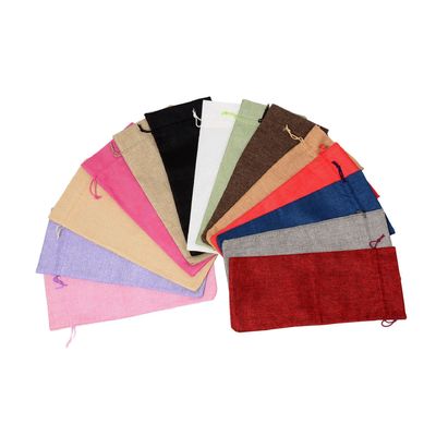 Acceptable OEM/ODM Color natural Jute Bolso de tira de la bolsa para el almacenamiento de cáñamo ecológico