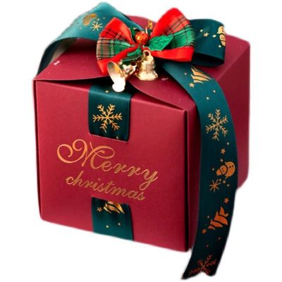 Bolsa de regalo de papel de Navidad personalizada Embalaje con materiales reciclados