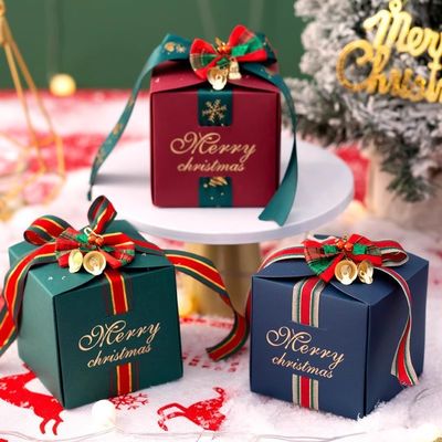 Bolsa de regalo de papel de Navidad personalizada Embalaje con materiales reciclados