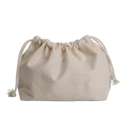 Bolsa de bolso de algodón orgánico con logotipo personalizado