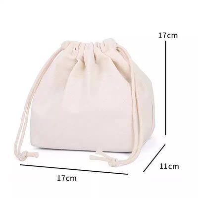 Bolsa de bolso de algodón orgánico con logotipo personalizado