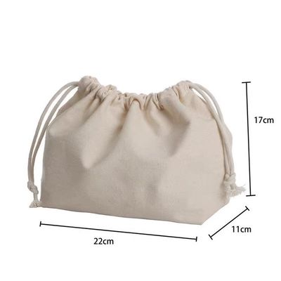 Bolsa de bolso de algodón orgánico con logotipo personalizado