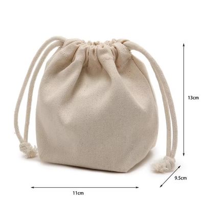 Bolsa de bolso de algodón orgánico con logotipo personalizado