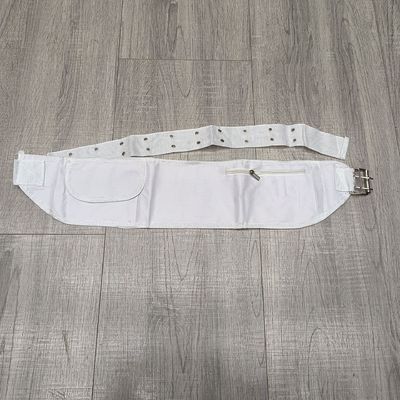 Bolso de cintura para viajes de tamaño mediano de cinturón blanco para Hajj