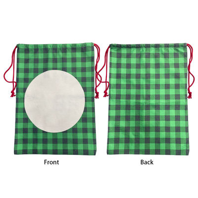 Lo más nuevo de moda 2024 bolso de regalos de Navidad bolsos de Santa Bolso de cuerda de dibujo bolso de color personalizado