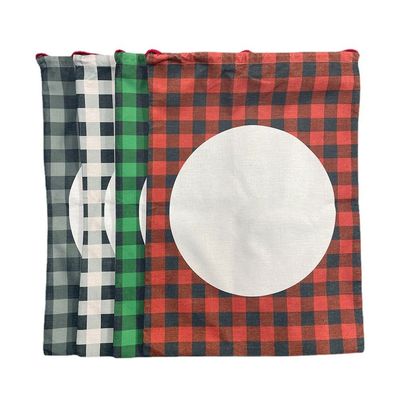 Lo más nuevo de moda 2024 bolso de regalos de Navidad bolsos de Santa Bolso de cuerda de dibujo bolso de color personalizado