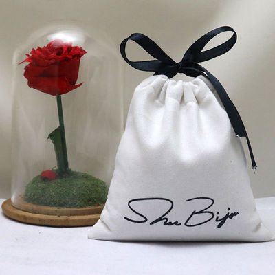 Bolso de tela de lino de algodón personalizado con color y logotipo personalizados