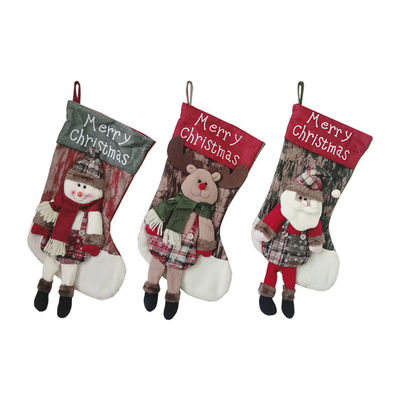Bolso de toque de tela no tejida de color personalizado para Halloween Variedad de cierre de Navidad