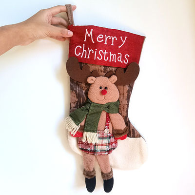 Bolso de toque de tela no tejida de color personalizado para Halloween Variedad de cierre de Navidad