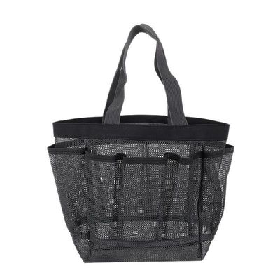 Bolsa de playa de malla para almacenamiento de cosméticos y trajes de baño para mujeres en las vacaciones de verano