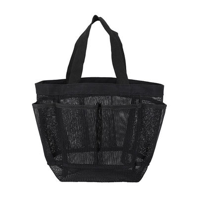 Bolsa de playa de malla para almacenamiento de cosméticos y trajes de baño para mujeres en las vacaciones de verano
